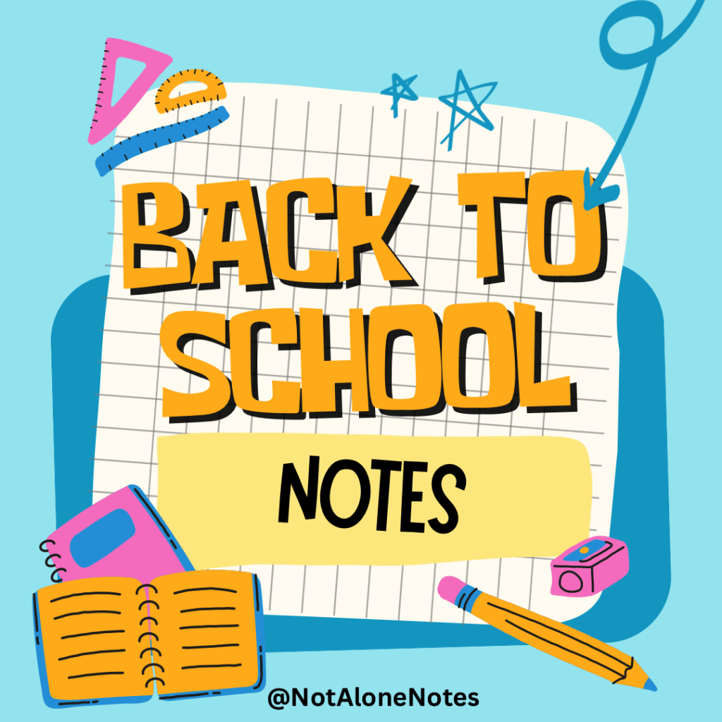 Request a Back to School&nbsp;Note!